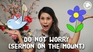 'Do Not Worry (Sermon on the Mount) | Kidspace Jr Children\'s Sermon'
