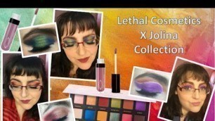 'Lethal Cosmetics X Jolina Collection #HonestMakeupReview #3Looks1Palette'