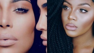 'Easy Everyday Beat | KKW x Kylie Cosmetics Inspired Makeup Look'