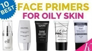 '10 Best Face Primer for Oily Skin in India with Price | Product for large pores'