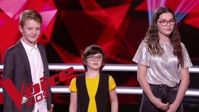 'Gaspard VS Marie VS Kylian - Fils à papa | Vianney | The Voice Kids France 2019 | Battles'