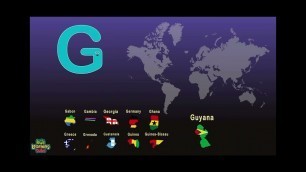 'kids learning tube countries of the world alphebet but 2x speed'