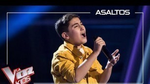 'Marcos Díaz canta \'Stone cold\' | Asaltos | La Voz Kids Antena 3 2019'