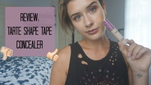 'FIRST IMPRESSIONS/REVIEW- Tarte Shape Tape Concealer'