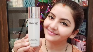 'Colorbar spotlight illuminating lotion demo | skincare with makeup | RARA'
