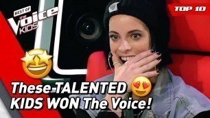 'TOP 10 | BEST WINNERS of The Voice Kids (part 1)'