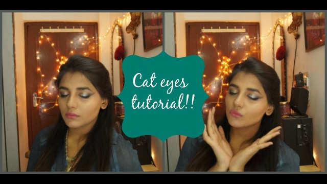 'Cat Eyes Tutorial and full face updated routine! | BH Cosmetics Foil Eyeshadows'