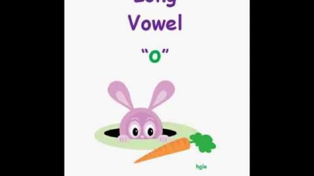 'Long Vowel \"o\" Book /Kids Read Along Vowel Books/ Children\'s Books/Learning to Read'