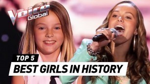 'The BEST FEMALE Blind Auditions in The Voice Kids history'