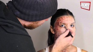'++The Lazarus Effect with \"Ruby Makeup Academy\" & *Greg Lightner (How to Demo)'