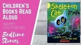 'Skeleton Cat Book Read Aloud | Spooky Kids Stories | Halloween Stories for Kids'