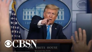 'Trump: I would \"rely heavily\" on health experts when deciding to reopen U.S. economy'
