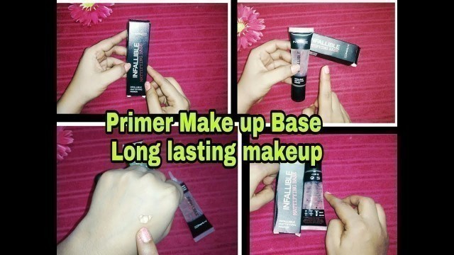 'Mac Primer make up Base Review ll Mac infallible Mottifying Make up base ll primer kitna jaruri hai'