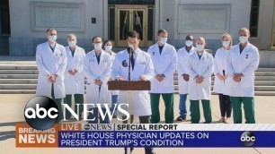 'Trump\'s physician gives update from Walter Reed | ABC News'