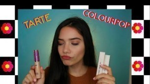 'COLOURPOP No Filter Concealer vs. TARTE Shape Tape / swatches + review'