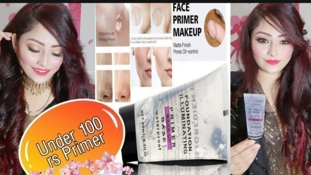 'Huda beauty primer review & demo // Affordable primer #Zeenulifestyle'