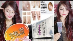 'Huda beauty primer review & demo // Affordable primer #Zeenulifestyle'