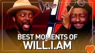 'Our 10 FAVORITE moments of coach WILL.I.AM in The Voice'