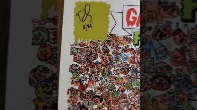 '8.5x11 Print with all 620 OS Characters!! GARBAGE PAIL KIDS!'