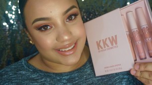 'KKW X KYLIE COSMETICS REVIEW & DEMO | MAKEUPBYSTEFFY'