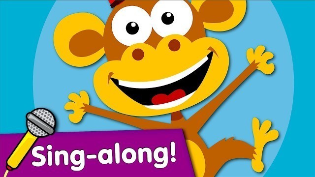 'Five Little Monkeys Sing-along | Kids Songs | #readalong with Super Simple Songs'