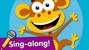 'Five Little Monkeys Sing-along | Kids Songs | #readalong with Super Simple Songs'