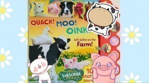 '#Mintykidz Quack! Moo! Oink! READ ALOUD BOOK FOR KIDS ✨
