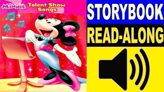 'Disney Minnie Read Along Story book | Read Aloud Story Books for Kids | Minnie - Talent Show'