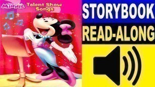 'Disney Minnie Read Along Story book | Read Aloud Story Books for Kids | Minnie - Talent Show'
