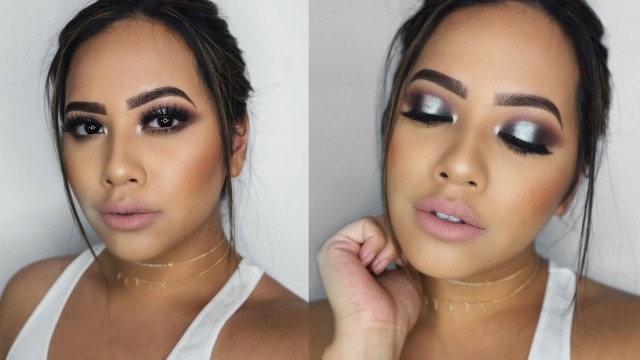 'Purple Silver Halo Eyes | Using Tarte Cosmetics Products!'