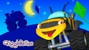 'Learn Shapes  | Monster Truck Cartoons For Children |  GiggleBellies'
