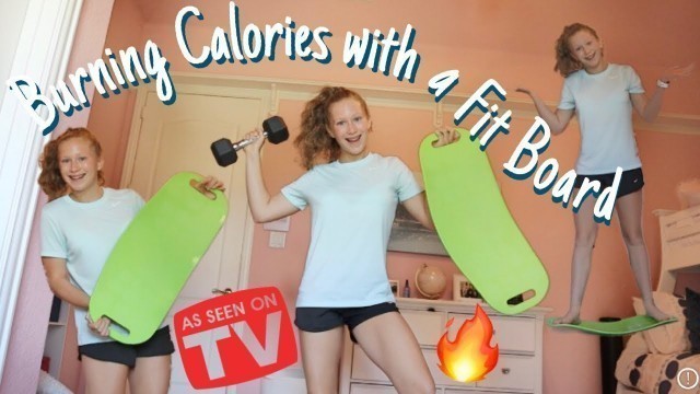'Testing out how many Calories I Can Burn Using the Simply Fit Board + As Seen On TV Workout Product'