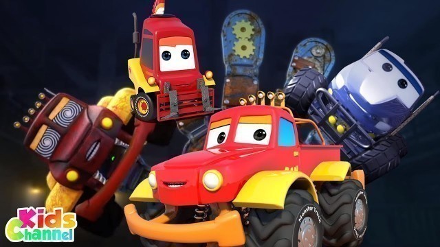 'Finger Family Song, Monster Truck Dan, Car Cartoon Videos for Children by Kids Channel'