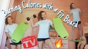'Testing out how many Calories I Can Burn Using the Simply Fit Board + As Seen On TV Workout Product'
