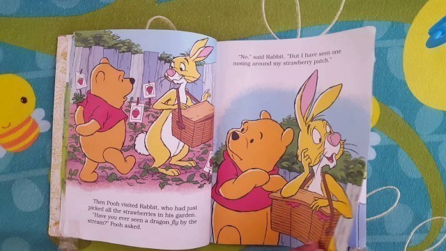 'Winnie the Pooh and the Dragon (Disney) Read Along Books Toddler Stimulation Kids 4 Real'