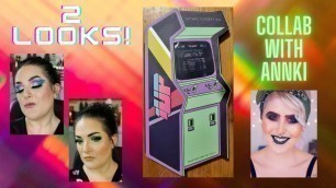 'Lethal Cosmetics 1UP palette | 2 looks | Collab with Annki'