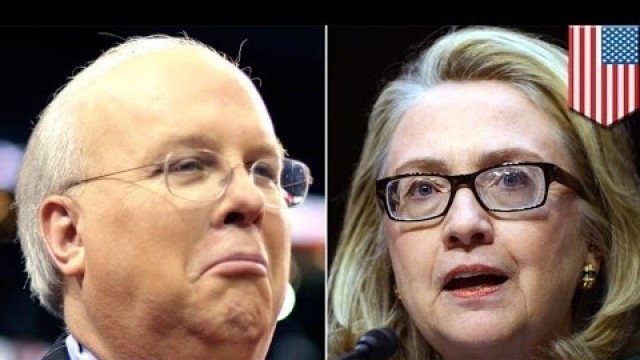 'Karl Rove, sinasabing may brain damage si Hillary Clinton?!'