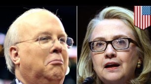 'Karl Rove, sinasabing may brain damage si Hillary Clinton?!'