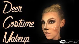 'Vegan Halloween Makeup Tutorial | Quick & Easy How to: Deer Costume'