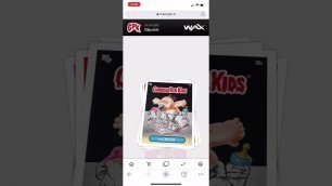 'Opening a Digital Garbage Pail Kids Mega Pack from WAX'
