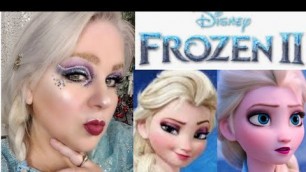 'FROZEN 2 ELSA MAKEUP TUTORIAL || + MAGIC CHARACTER SHORT! || DISNEY\'S FROZEN 2  || THE LADY BORGIA'
