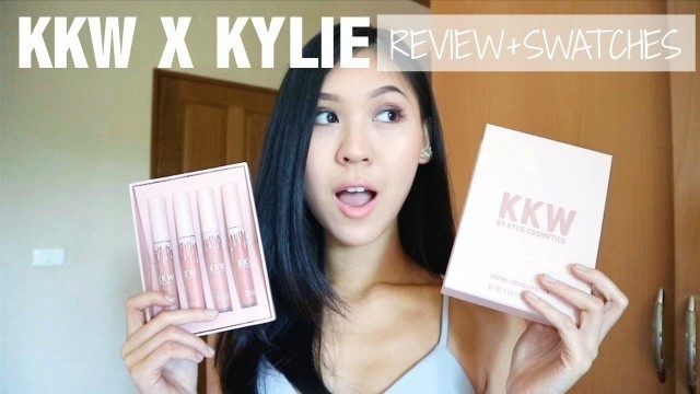 'KKW x KYLIE COSMETICS l Lip swatches & Review l Nashy T'