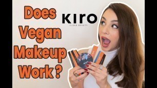 'DOES VEGAN MAKEUP WORK? | Reviewing Kiro, India\'s Latest Clean Beauty Brand!'