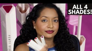 'Fenty Beauty Poutsicle Hydrating Lip Stains Review & Swatches'