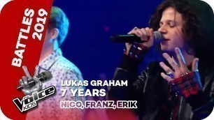 'Lukas Graham - 7 Years (Nico, Franz, Erik)  | Battles | The Voice Kids 2019 | SAT.1'