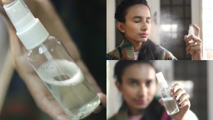 'DIY Makeup Setting Spray Only 2 Ingredients | Homemade Primer Under Rs 50 | Indian Beauty Blogger'