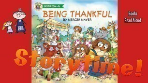 'LITTLE CRITTER  BEING THANKFUL Read Aloud ~ Bedtime Story Read Along Books  ~  Kids Books Read Aloud'