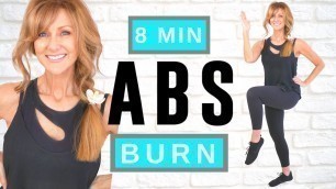 '8 Minute STANDING ABS WORKOUT For Women Over 50 | Low Impact'