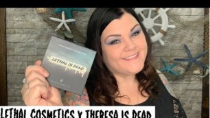 'Lethal Cosmetics X Theresa is Dead ~ Lethal is Dead Eyeshadow Palette // Swathes & Two Looks'
