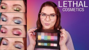 '1 Palette 4 Looks | LETHAL COSMETICS individuelle Lidschattenpalette | Unboxbutterfly Nicole'